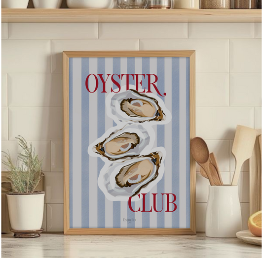 Lámina "Oyster Club I"