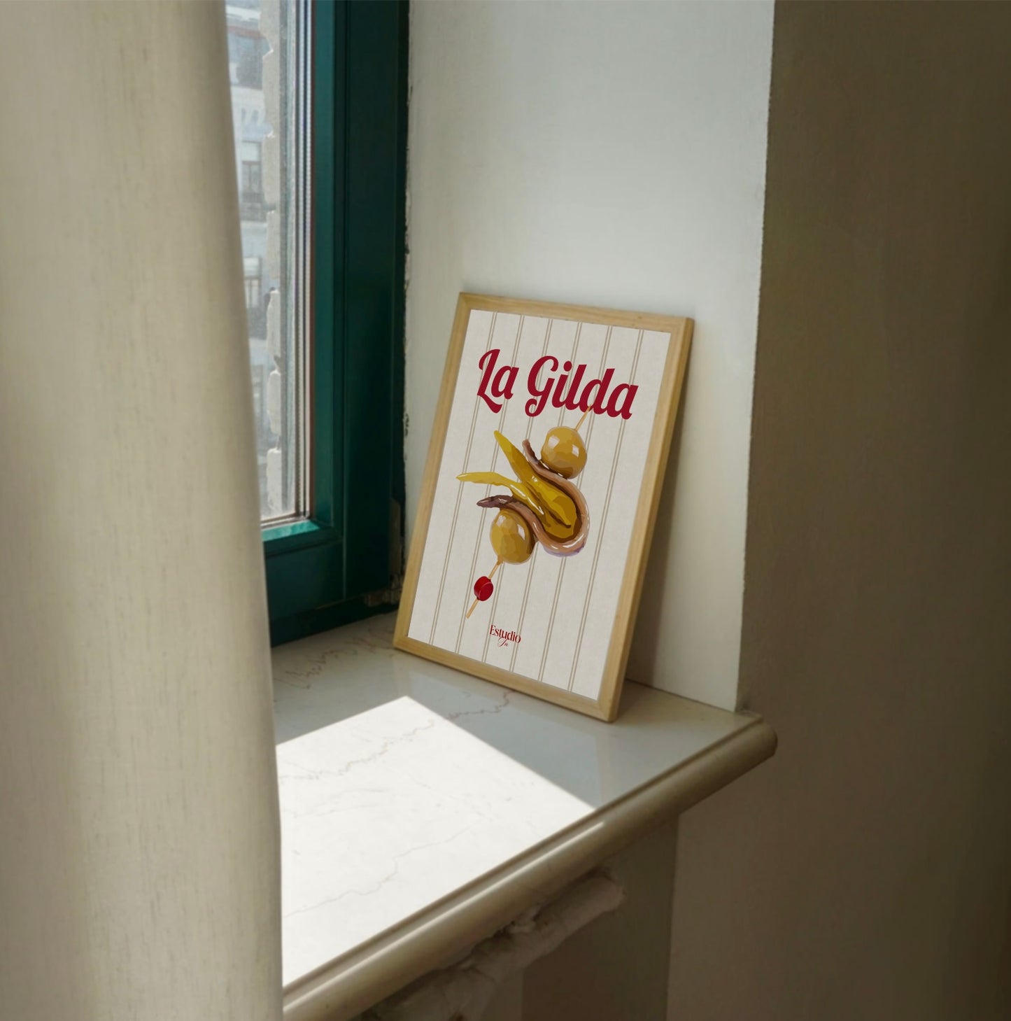 Lámina "La Gilda" Granate