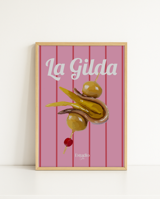 Lámina "La Gilda" Rosa