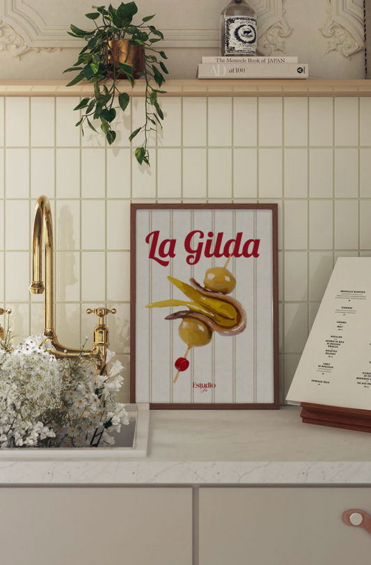 Lámina "La Gilda" Granate