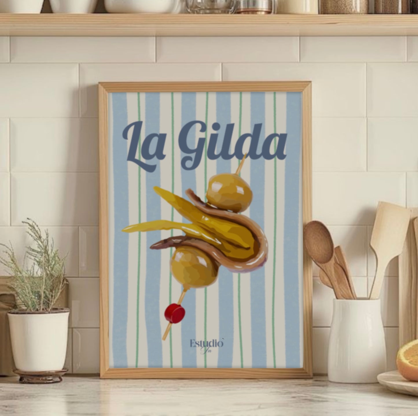 Lámina "La Gilda" Azul