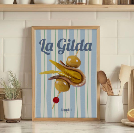 Lámina "La Gilda" Azul