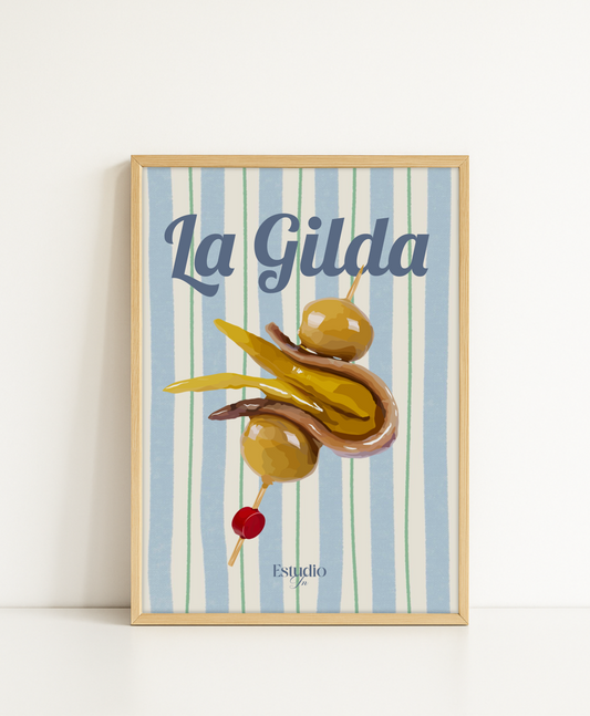 Lámina "La Gilda" Azul