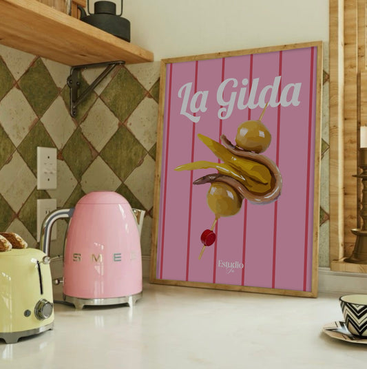 Lámina "La Gilda" Rosa